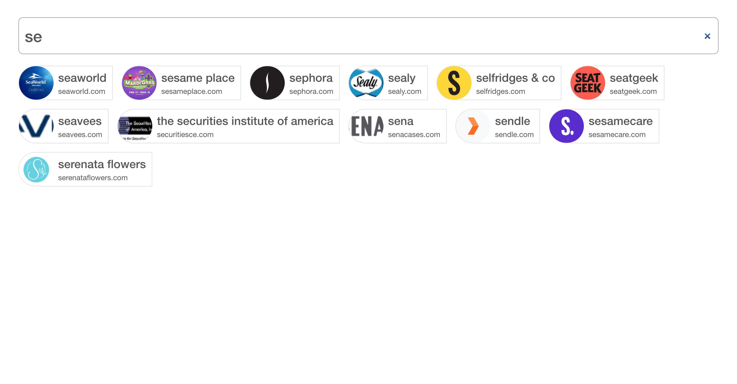 fast response for you merchant search